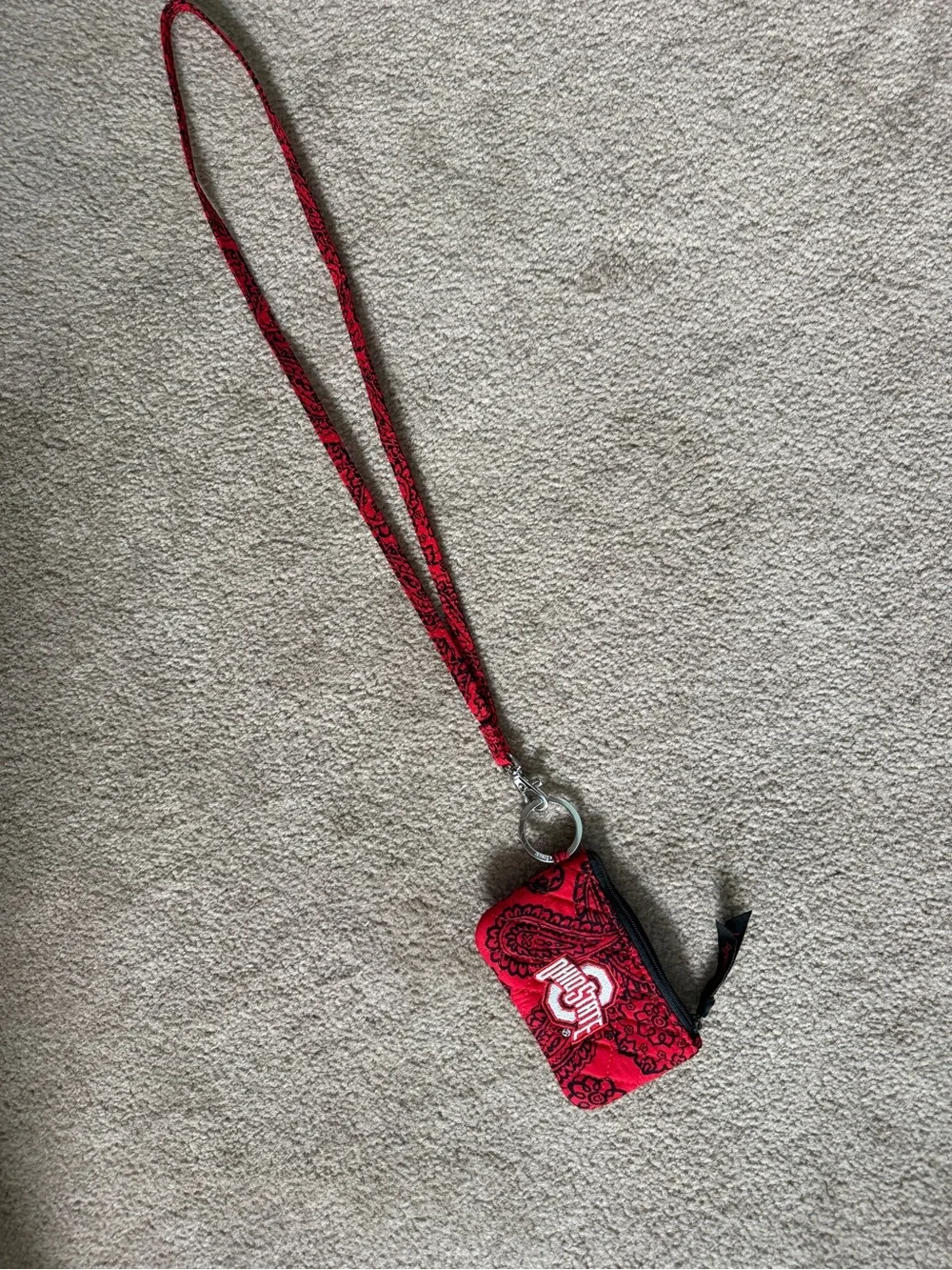 Ohio State Wallet and Lanyard